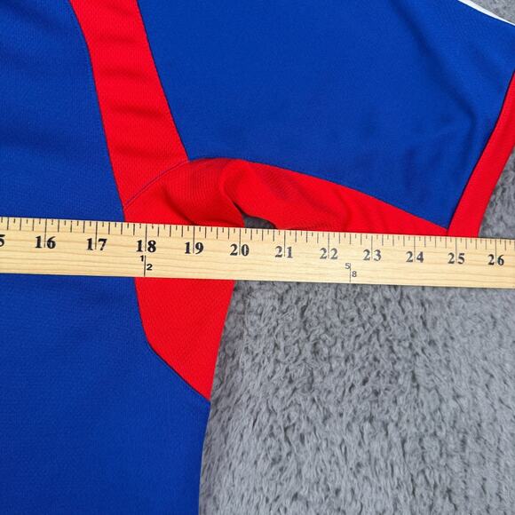 Puma Cuba National Team Soccer Jersey Womens Large Blue V-neck Football Kit - Picture 8 of 10